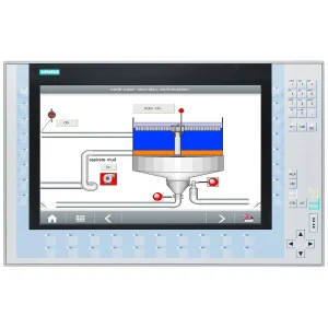 SIPLUS HMI KP1500 Comfort based on 6AV2124-1QC02-0AX1 with conformal coating, 0...+50 °C, Comfort Panel, key operation 15" widescreen TFT display, 16 million colors, PROFINET interface, MPI/PROFIBUS DP interface, 24 MB configuration memory, WEC 2013, configurable as of WinCC Comfort V14 SP1 with HSP (6AG1124-1QC02-4AX1)
