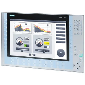 SIMATIC HMI KP1500 Comfort, Comfort Panel, key operation, 15" widescreen TFT display, 16 million colors, PROFINET interface, MPI/PROFIBUS DP interface, 24 MB configuration memory, WEC 2013, configurable as of WinCC Comfort V14 SP1 with HSP, ambient temperature up to 45 °C (6AV2124-1QC02-0AX2)