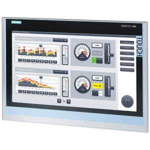 SIMATIC HMI TP1900 Comfort, Comfort Panel, Touch operation, 19" widescreen TFT display, 16 million colors, PROFINET interface, MPI/PROFIBUS DP interface, 24 MB configuration memory, WEC 2013, configurable from WinCC Comfort V14 SP1 with HSP (6AV2124-0UC02-0AX1)