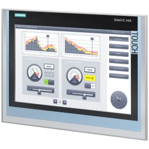 SIMATIC HMI TP1500 Comfort, Comfort Panel, touch operation, 15" widescreen TFT display, 16 million colors, PROFINET interface, MPI/PROFIBUS DP interface, 24 MB configuration memory, WEC 2013, configurable as of WinCC Comfort V14 SP1 with HSP, ambient temperature up to 45 °C (6AV2124-0QC02-0AX2)
