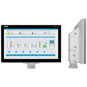 SIMATIC HMI TP1900 Comfort Pro for supporting foot (expandable, flange at bottom), Comfort Panel, touch operation, 19" widescreen TFT display, 16 million colors, PROFINET interface, MPI/PROFIBUS DP interface, 24 MB configuration memory, WEC 2013, configurable from WinCC Comfort V14 SP1 with HSP (6AV2124-0UC24-1AX0)