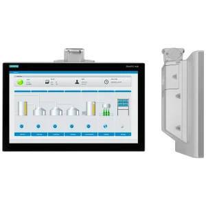SIMATIC HMI TP2200 Comfort Pro, for support arm (not expandable, flange on top), Comfort Panel, touch operation, 22" widescreen TFT display, 16 million colors, PROFINET interface, MPI/PROFIBUS DP interface, 24 MB configuration memory, WEC 2013, configurable from WinCC Comfort V14 SP1 with HSP (6AV2124-0XC24-0AX0)